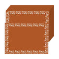 Whaline 50Pcs Cielito Lindo Paper Placemats Mexican Fiesta Brown Dinner Mats Disposable Rectangle Table Mats for Cinco De Mayo Party Table Setting