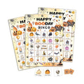 Happy Booday Bingo Game Cards, Halloween Party Games, Happy Booday Party Game Decor, Fall Holiday Games, Bingo Sets for Adults Large Group, Halloween Theme Party Activity Supplies -A16