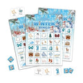 Christmas Bingo Game Cards, Winter Holiday Party Games, Christmas Party Game Decor, Winter Holiday Games, Bingo Sets for Adults Large Group, Xmas Theme Party Activity Supplies -A20