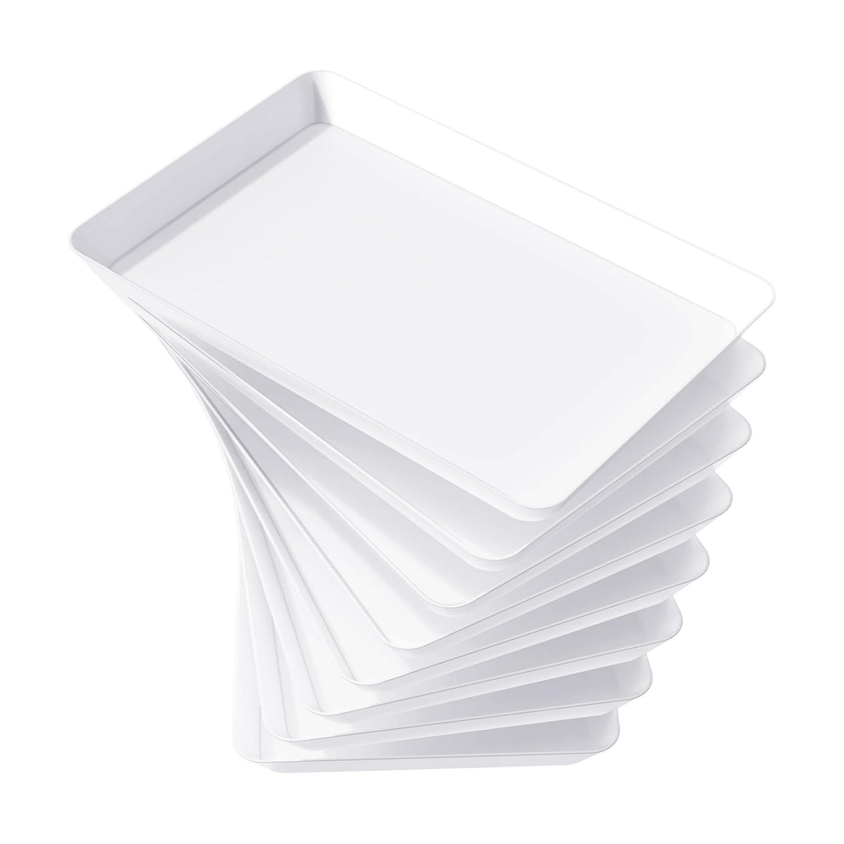 Lifewit 8 Pcs Large Serving Tray for Party, 15" x 10" Food Serving Platter