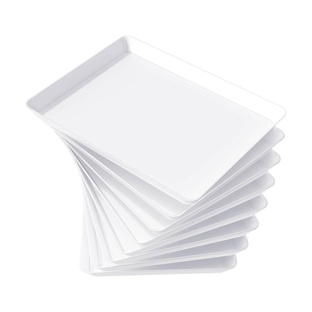 Lifewit 8 Pcs Extra Large Serving Trays for Party, 16" x 12" Food Platters