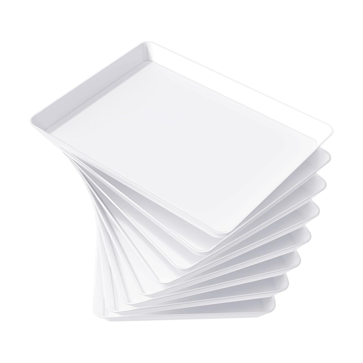Lifewit 8 Pcs Extra Large Serving Trays for Party, 16" x 12" Food Platters