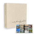 Family Photo Album 4x6 Pictures & Custom 2025 Year Large Linen Picture Book
