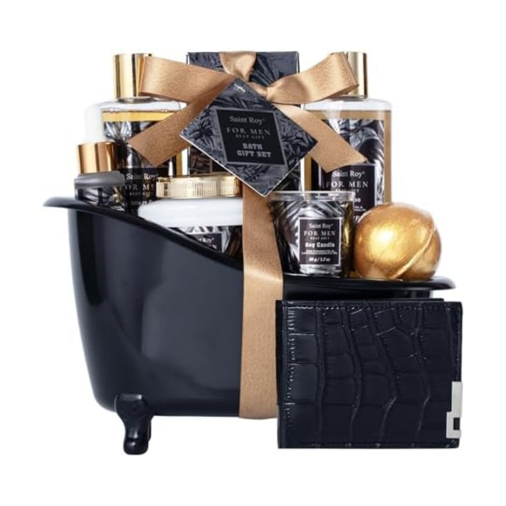 Gift for Dad Spa Gifts for Men Bath & Body Kit Spa Gift Set, Man Spa Basket