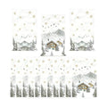 Haooryx Winter Camping Party Favor Bags Adventure Candy Treat Bag Gift Wrap