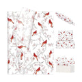 JarThenaAMCS 60 Sheets Christmas Tissue Paper Red Cardinal Bird Berry Gift Wrapping Paper Xmas DIY Art Crafts Tissue for Winter Holiday Birthday, 14 x 20 Inch