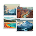 48 Pack Blank Cards National Parks Blank Greeting Cards and Envelopes