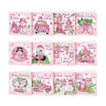 Saillong 12 Pack Pink Winter Diamond Painting Greeting Card Kits Winter Diamond Art Cards with Envelopes Snowman 5D Rhinestones Painting Making Kits for Adults DIY Craft Family Friend Holiday Gifts