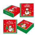 50 Pcs Merry Christmas Napkins - 13 Inch Disposable Christmas Napkins Paper, Snowman Xmas Cocktail Napkin Dinnerware Set for Xmas Party Decorations Tableware Supplies Table Decor Favors