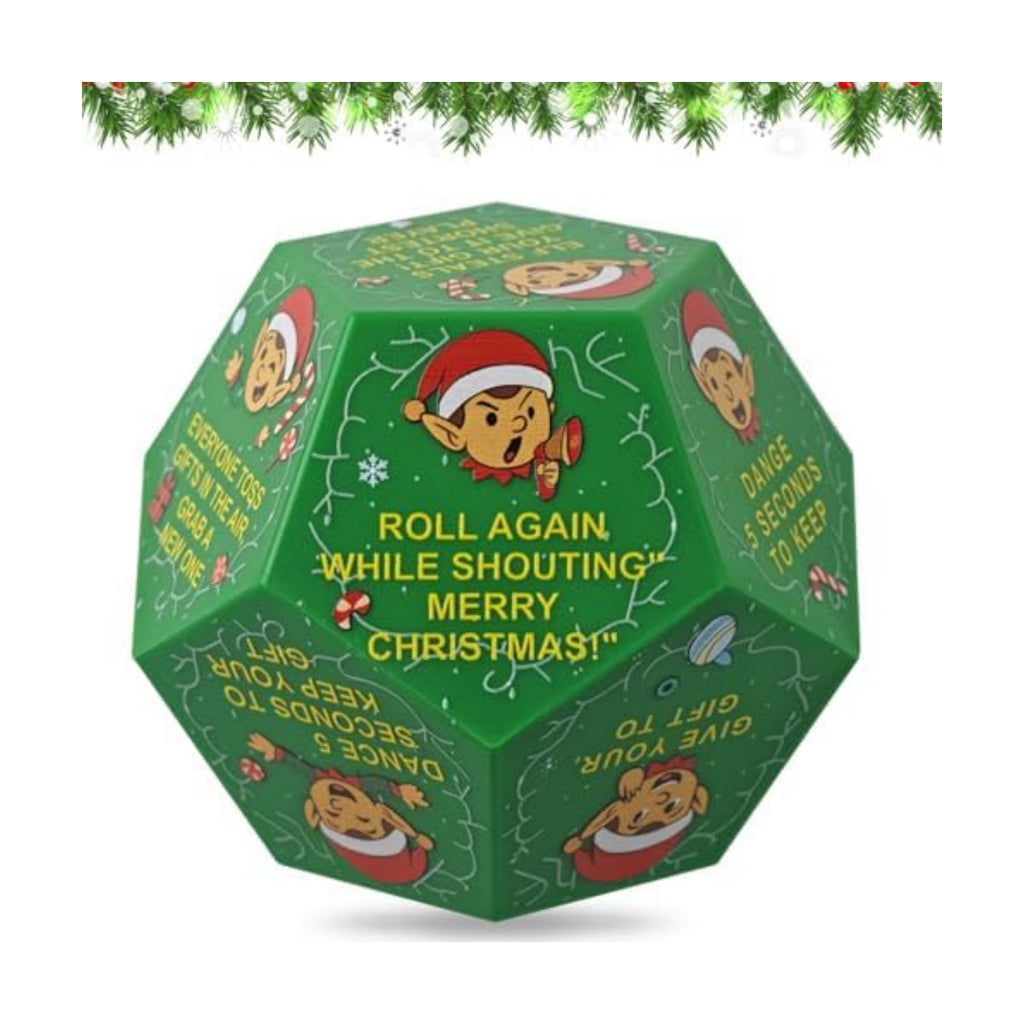 Hilarious Exchange Party Game Dice, Exchange Gifts Family Game, Christmas Stocking Stuffers White Elephant Gifts for Teens Adults, Gift Exchange Dice for Family Friends Holiday Xmas Party Supplies