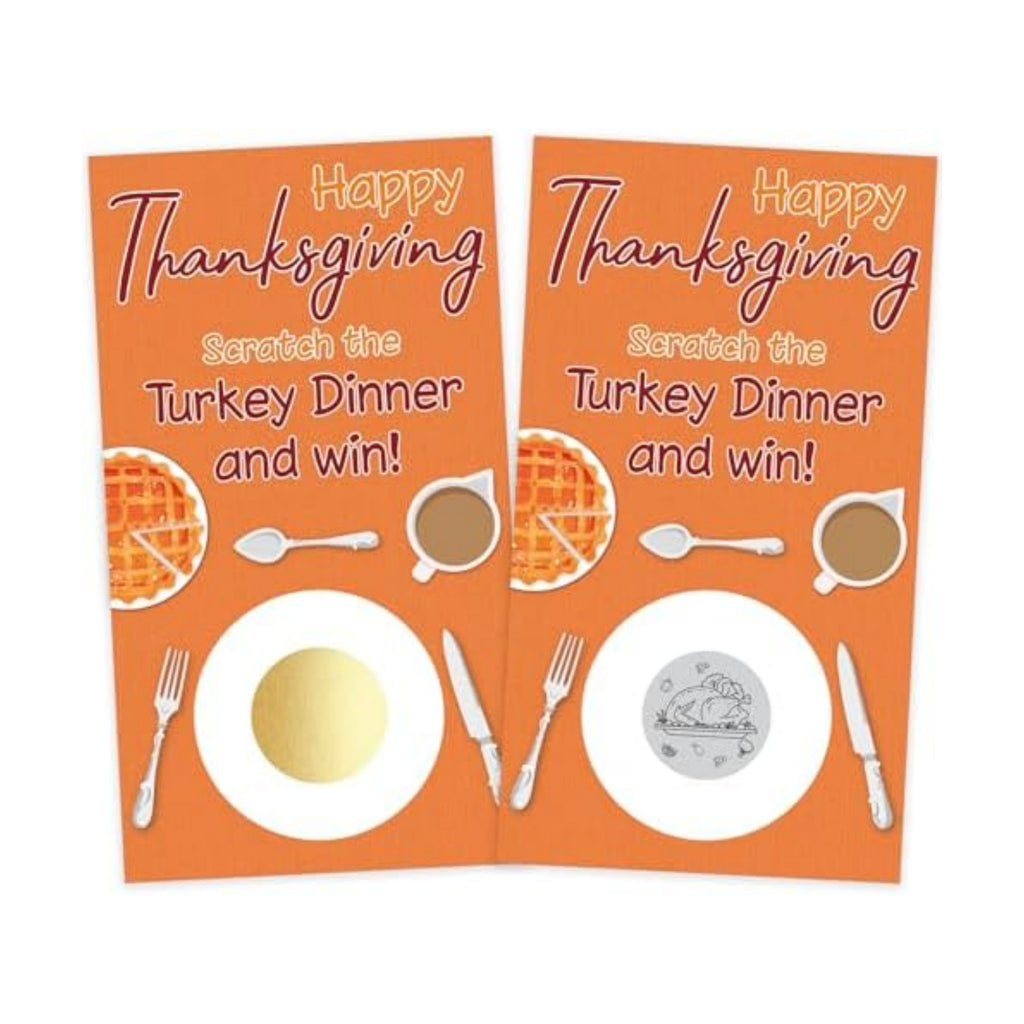 Thanksgiving Scratch Off Cards, Find The Turkey to Win, Fun Thanksgiving Games for Family Party, Family Activities, Friendsgiving, Fall Holiday Games
