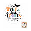 Halloween Treat Bag Favor Stickers: No Tricks Just Treats 120 PCS Seals