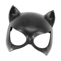 Black Cat Women Mask for Adult, Superhero Eye Mask, Half Face Cat Masks, Cosplay Costume Accessories for Masquerade Halloween Christmas Carnival Role Playing Party