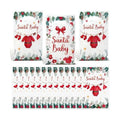Haooryx Christmas Santa Baby Shower Party Favor Bags Gift Wrapping Decor