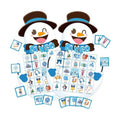 YQUQWN Winter Bingo Game, 24 Players Winter Snowman Bingo Cards Christmas Party Game for Family Classroom Office Holiday Favors Christmas Games Party Supplies