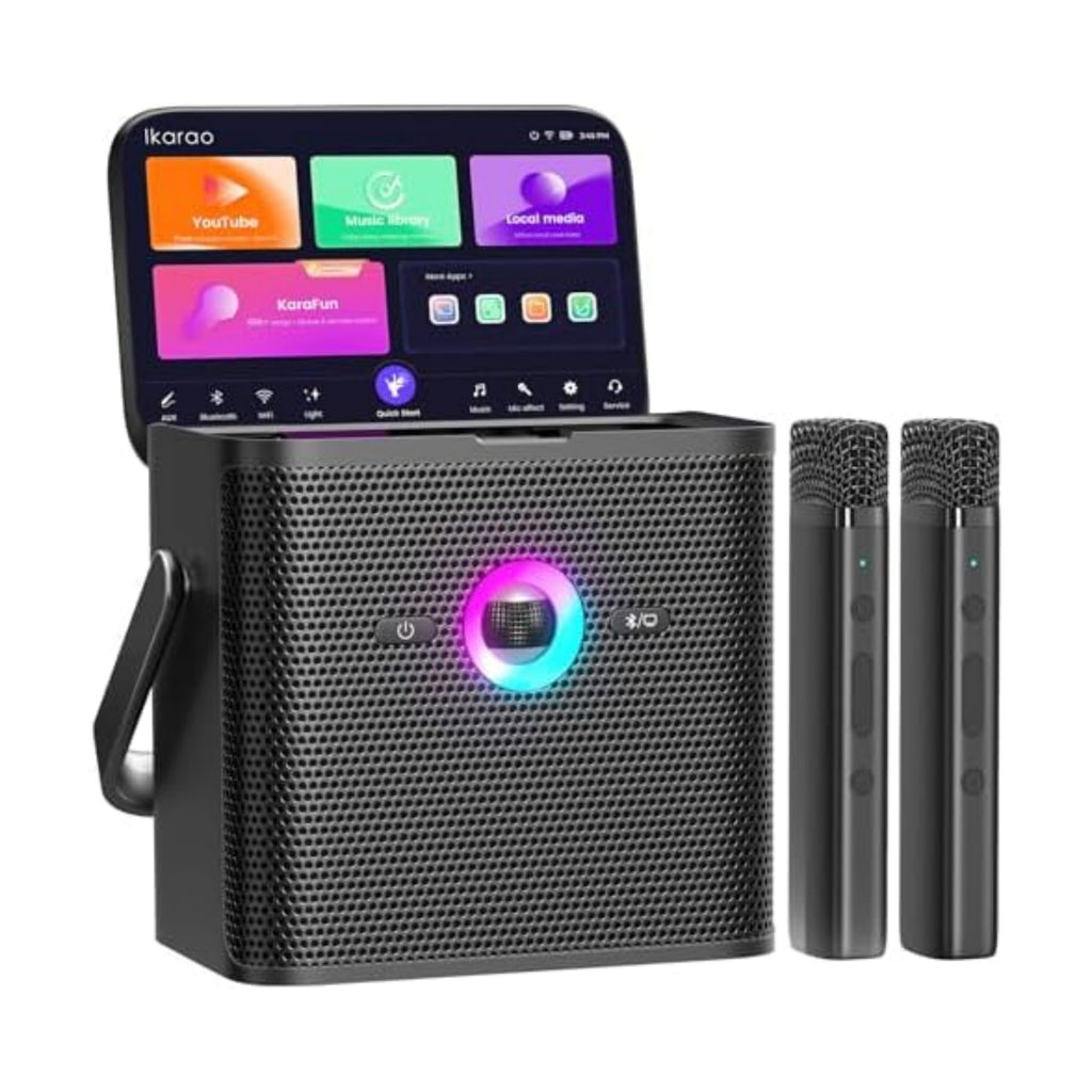 Ikarao Karaoke Machine with Lyrics Display, Professional Karaoke System