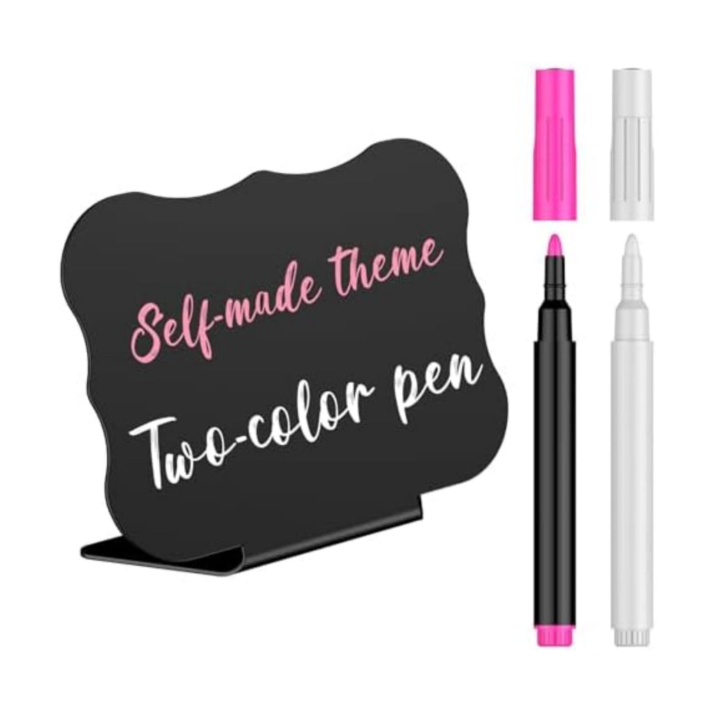Uniclife 20 Pack Mini Chalkboard Signs for Party Buffet Tables