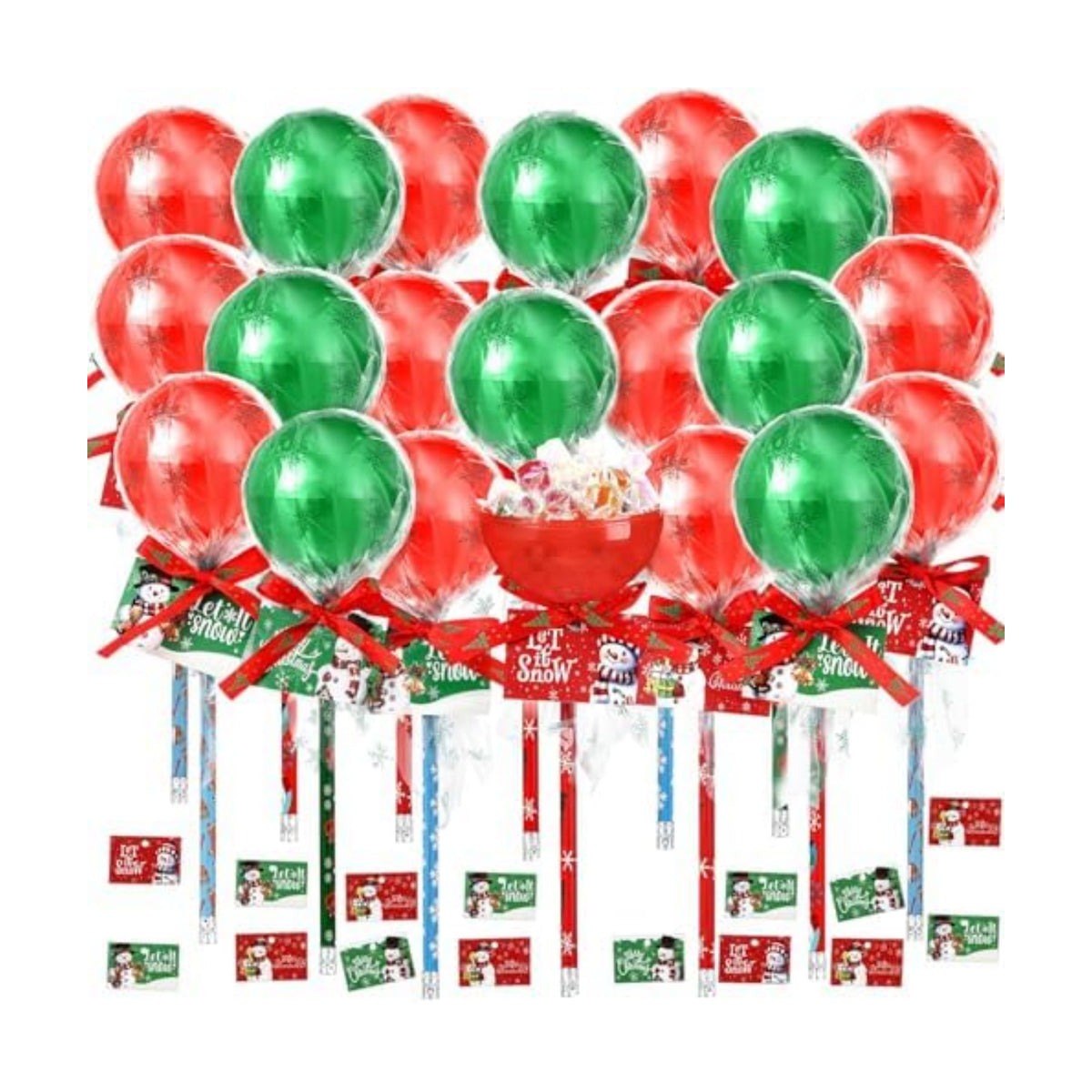 Simgoing 96 Pcs Christmas Party Favors Christmas Gift Container