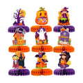9 PCS Halloween Honeycomb Centerpieces Party Decor