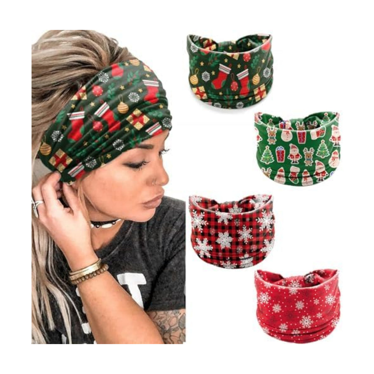 winthrop 4 Pcs Rainbow Pride Headbands for Women & Men – LGBTQ+ Love is Love Wide Stretch Hair Bands – Colorful Festival Yoga Sports Head Wraps for Gay Pride Parade & Daily Wear