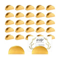 24Pcs Gold Wood Table Number Stands 1.57 In Wood Place Card Holders