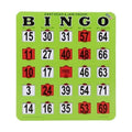 GSE Jumbo Easy-Read Shutter Slide Bingo Cards Bulk, 100-Pack Reusable Cards
