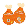 JUESMOS 30Pcs Friendsgiving Scratch off Cards Turkey Legs DIY Scratch Prize Cards Thanksgiving Party Games Fall Harvest Scratch-off Card for Friends Family Adults Fun Thanksgiving Dinner Activities