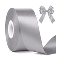 30 Yards 1 1/2 in Gray Ribbon for Gift Wrapping Birthday Holiday Decor