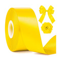 30 Yards 1 1/2 in Yellow Ribbon for Gift Wrapping Birthday Christmas Party