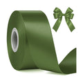 30 Yards 1 1/2 in Army Green Ribbon for Gift Wrapping St. Patrick's Craft