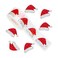 500Pcs Christmas Stickers Roll 1.2in Red Christmas Hat Xmas Winter Self-Adhesive Stickers for Xmas Envelopes Invitations Greeting Cards Party Gift Supplies
