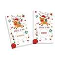 Christmas Scratch Off Game Cards, Christmas Party Game Cards, Reindeer Festive Raffle Games Prizes for Adults Groups, 50 Pcs Xmas Winter Holiday Activities Supplies Decorations -A04