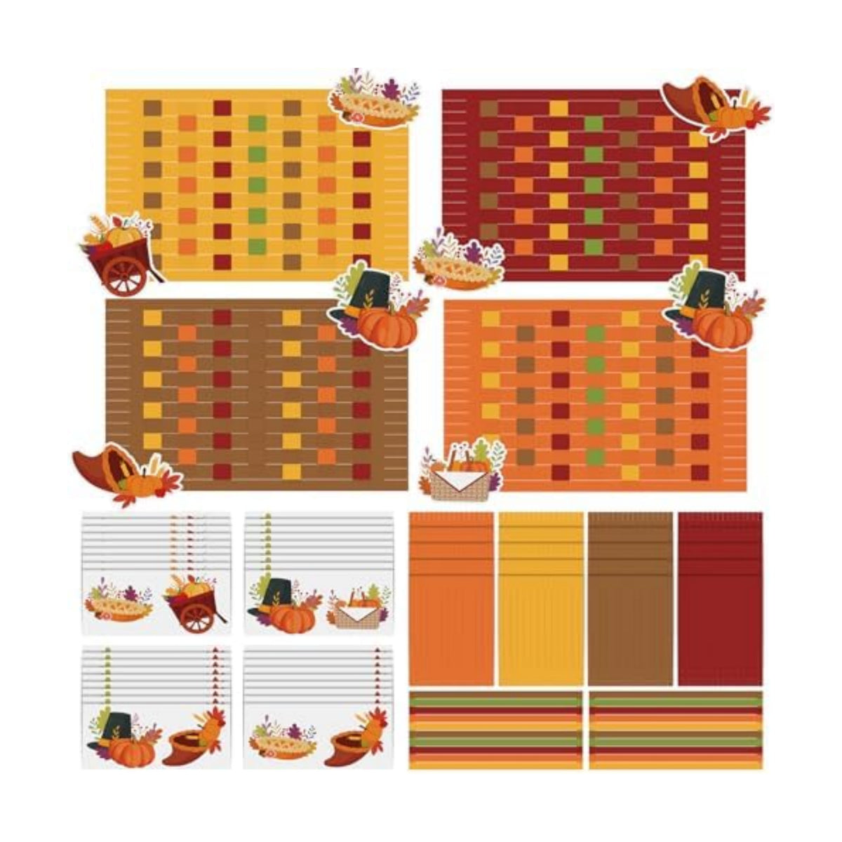Ctosree 24 Sets DIY Fall Thanksgiving Craft Kits for Kids, Classic