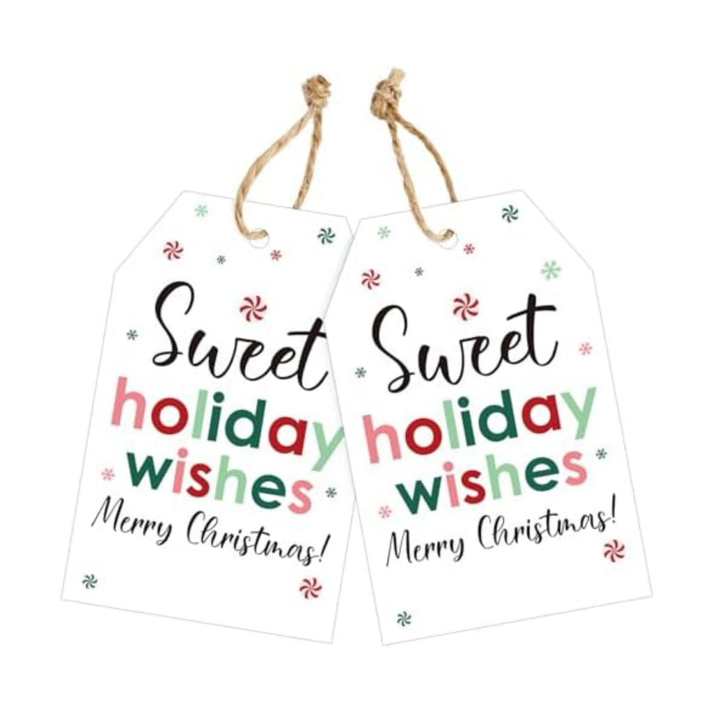 joycraft 50Pcs Christmas Gift Tags, Merry Christmas Tags with String