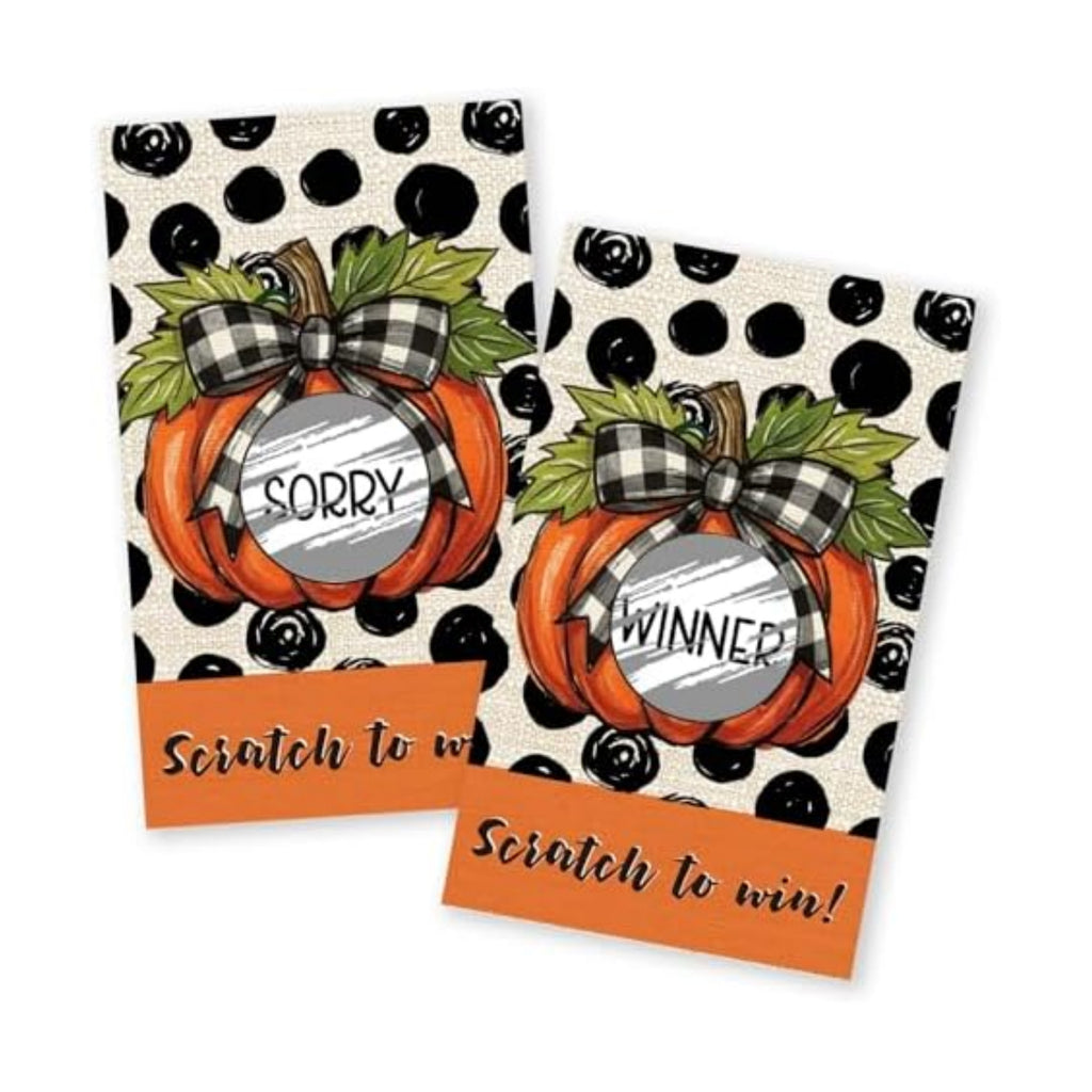 Thanksgiving Scratch Off Cards - 40 Pack Thanksgiving Games for Family Party - Friendsgiving Party Fun Dinner Activities -A01