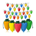 25 Pcs Christmas Lights Advent Calendar Bags 25 Days