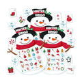 Blosssound Snowman Christmas Bingo Game for 24 Players, Holiday Party