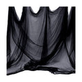 Black Creepy Cloth, 315 x 85 in Black Gauze Fabric for Halloween
