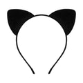 Black Cat Ears Headband Costume Accessories for Halloween for Adult Women