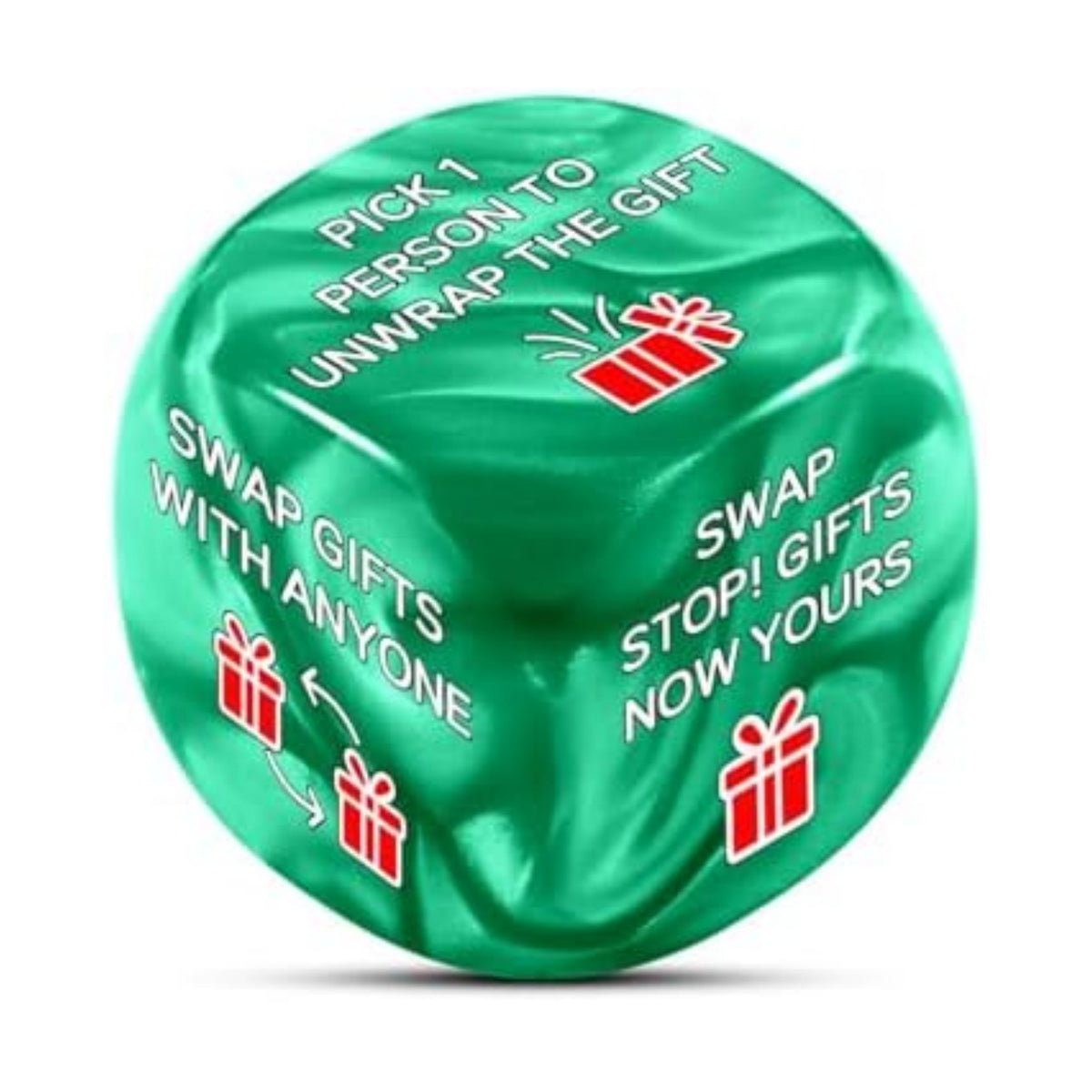 White Elephant Dice - Stocking Stuffers Santa Swap Gift Exchange Dice