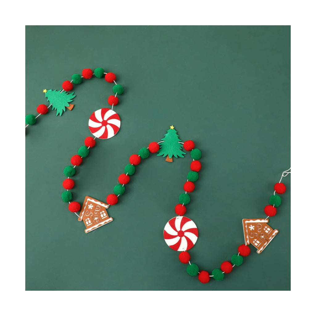 Jansun 8.2 Ft Felt Christmas Garland