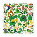 St Patricks Day Stickers for Kids - St Patricks Day Accessories - 100Pcs Shamrock Stickers,St. Patrick’s Day Crafts for Kids, St Patricks Day Gifts Treats Party Favors for Boys Girls