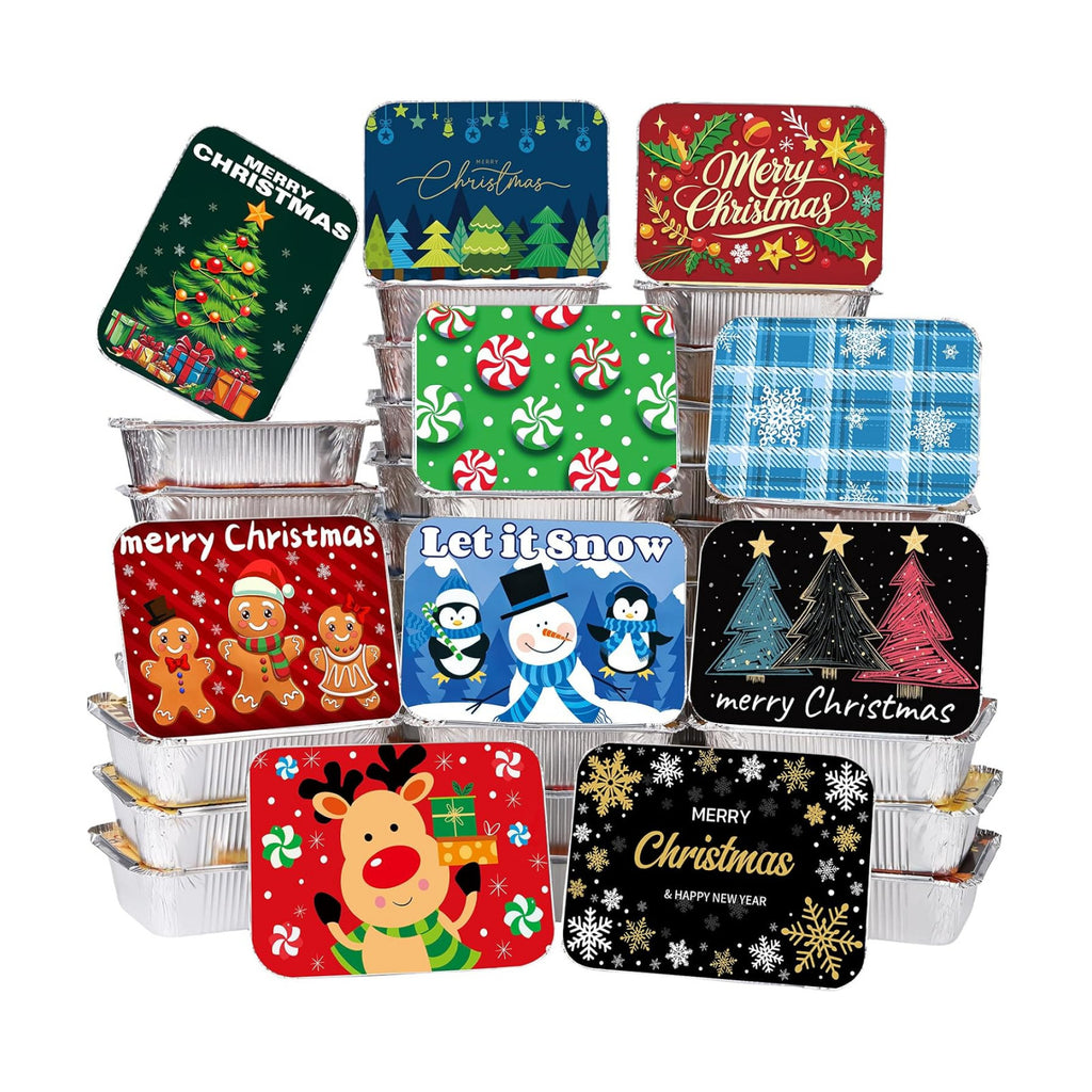 40 PCS Christmas Cookie Containers with Lids