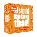 I Should Have Known that!—Three Things, Trivia Game