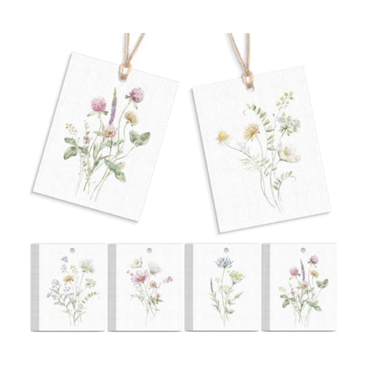 AmazingSpark 50 Set Gift Tags with String, Elegant Style, Cozy