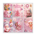 182PCS Christmas Window Clings for Glass, Cute Santa Claus Gingerbread Man Snowman Stickers Xmas Window Decals for Wtiner Christmas Holiday Party Home Office Classroom Decorations