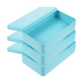 Rectangular Tinplate Storage Box Set of 3 with Lid for Gift Storage