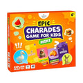 Clever Fox Play Epic Charades Mini Game for Kids Ages 6+, Travel Card Game