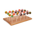 24 Hole Wooden Cake Pop Stand, Cake Pop Holder for Drying