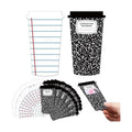 Motiskyy 48 Pcs Back to School Teacher Gifts Bulk Teacher Gift Card Holders Bulk Composition Notebook Thank You Presents for First Day of School Employee Office Party Favors